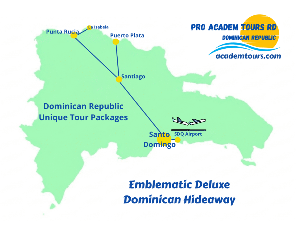 Emblematic Deluxe Dominican Hideaway Route — Discover a carefully designed journey through the Dominican Republic’s iconic landscapes, cultural treasures, and authentic local experiences.
