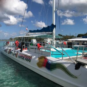 Cuasimodo sailing catamaran daily rent for private corporate activities or private group tours.