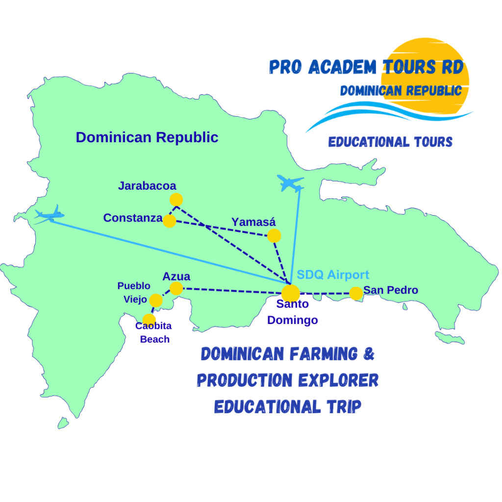 Dominican Republic study travel features organic farming and food production in the Dominican Republic. Student trips to the Dominican Republic.