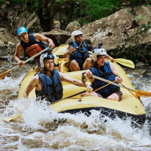 Jarabacoa Whitewater Rafting Adventure. Genuine recreational Dominican experiences and adventures. Dominican rafting tour.