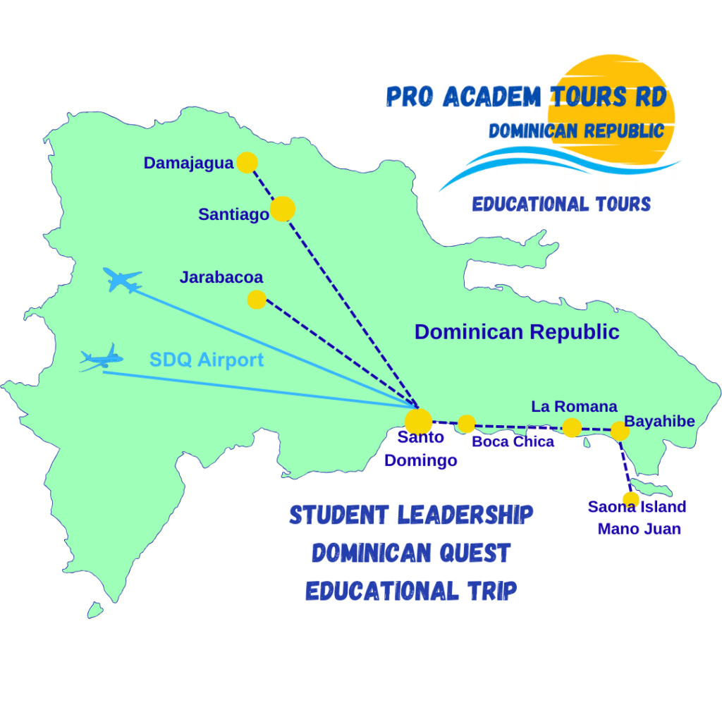 Dominican Republic study travel features baseball training, ecosystems Dominican studies, organic food production in the Dominican Republic. Educational tours for students in the Dominican Republic.